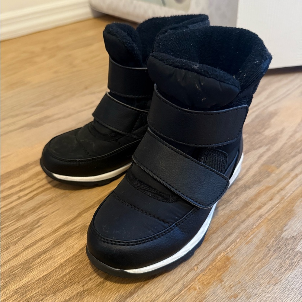 Black Kids Winter Boots